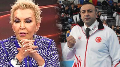 Sunucu Seyhan Soylu, Türkiye KEMPO Federasyonu Başkanı Halis Avşar’ın elinden tatami minderine hakem olarak çıktı
