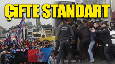 Taksim işçilere yasak, taraftara serbest 