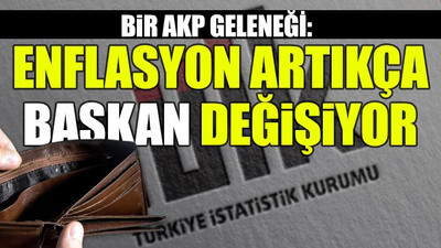 TÜİK'te enflasyon verilerinden sorumlu daire başkanı görevden alındı