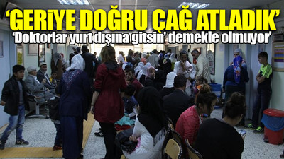 Yurttaş olmayan sağlık hizmetine isyan etti 