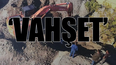 Arkeolojik alana iş makineleri ile daldılar!