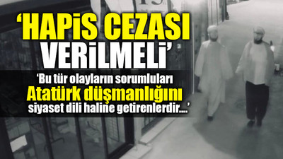 Atatürklü Türk bayrağını indiren şüpheliler yakalandı: Düşmanların hepsini bitirememişiz