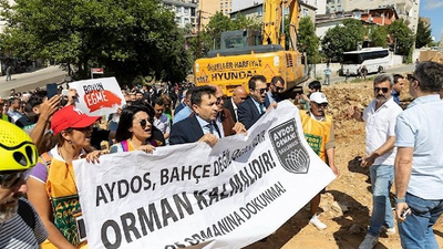 Aydos Ormanı'na 'Millet Bahçesi' yapılması kararına karşı yurttaşlar ayaklandı