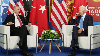 Erdoğan ile Biden NATO Zirvesi'nde bir araya geldi