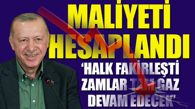 Erdoğan konuştu, ekonomi büyük yara aldı