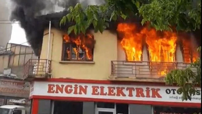 Eskişehir'de korkutan yangın: Otel kullanılamaz hale geldi