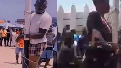 Evlenmeden önce ilişkiye girdiler diye direğe bağlayıp kırbaçladılar