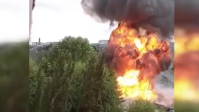 Hadımköy’de fabrika yangını