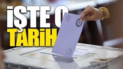 İktidar kulislerinde seçim için tarih verildi 