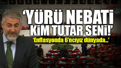 'Rekor kırıyoruz' dedi, CHP sıralarından yanıt gecikmedi: Nebati'den masallar...