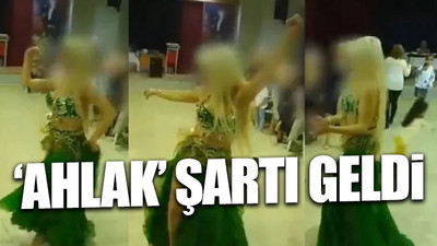 Okul etkinliklerine 'dansöz' ayarı 