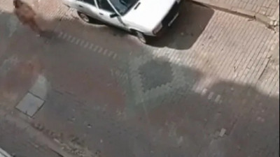 Sokağın ortasında çırılçıplak durdu