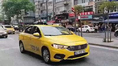 Taksicilerden akaryakıt zammı protestosu 