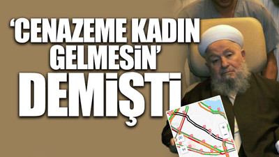 Tarikatçı cenazesi trafiği kilitledi  