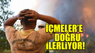 Yangın büyüyor: Datça-Marmaris karayolu trafiğe kapatıldı