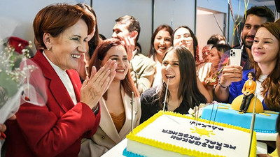 Akşener'e sürpriz doğum günü kutlaması