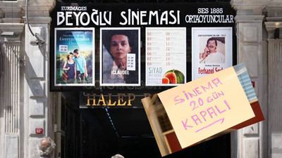 Beyoğlu Sineması 20 günlüğüne kapılarını kapattı