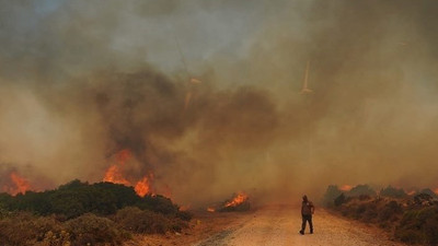 Çeşme yangınının sebebi belli oldu