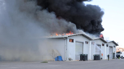 Denizli Emniyet Müdürlüğü’nde yangın çıktı