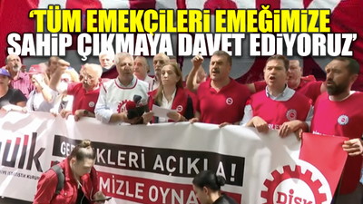 DİSK Genel Başkanı Çerkezoğlu, TÜİK'in enflasyon verilerine sert çıktı