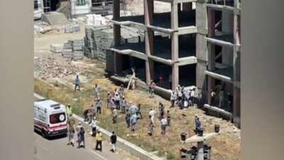 Diyarbakır'da iş cinayeti: İnşaatın 4. katından düşen işçi hayatını kaybetti