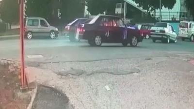 Drift yapan sürücü trafikten men edildi