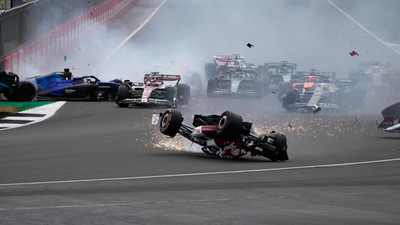 Formula 1'de korkunç kaza