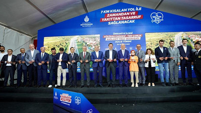 İmamoğlu, 3 ilçenin trafiğini rahatlatacak yolun açılışını yaptı