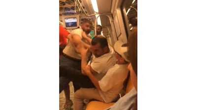 Kadıköy Metroda alkol kavgası çıktı
