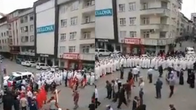 Trabzon'da icazet törenine binlerce kişi katıldı 