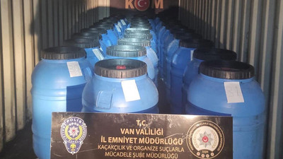 Van’da 5 ton 420 litre sahte içki ele geçirildi