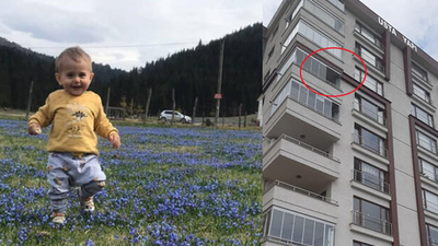 6'ncı katın balkonundan düşen 2 yaşındaki Talha'dan acı haber