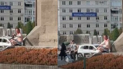 'Açım' diye haykıran vatandaş meydanda kendini kesti