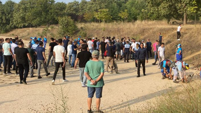 AKP'li Üsküdar Belediyesi, polislerle Validebağ Korusu'na girdi