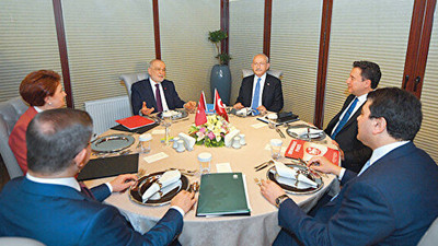 Altılı masadan aday belirleme konusunda önemli adım