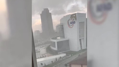 Ankara'da etkili olan fırtınadan AFAD da nasibini aldı  