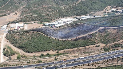 Bornava'daki yangın kontrol altına alındı  