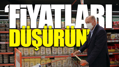 Erdoğan'ın alışveriş yaptığı markette fiyatlar üçe katlanmıştı... Talimat geldi 