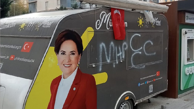 Esenyurt'ta İYİ Parti karavanı bir kez daha saldırıya uğradı