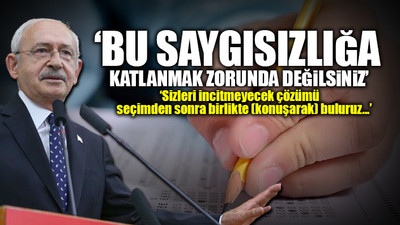 Kılıçdaroğlu'ndan öğretmenlere flaş çağrı: Bu sınava girmeyin