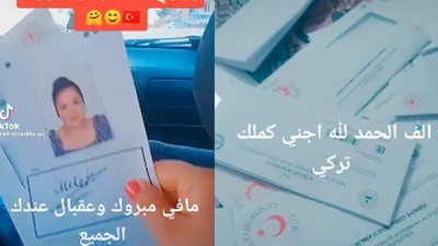 Vatandaşlık alan Suriyeliden kutlama