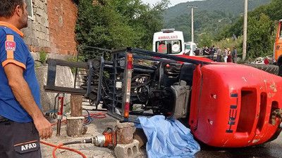 Zonguldak'ta iş cinayeti: Forkliftin altında kalan operatör hayatını kaybetti