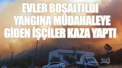 Akkuyu Nükleer Santrali çevresinde orman yangını