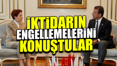 Akşener ve İmamoğlu İstanbul'da bir araya geldi