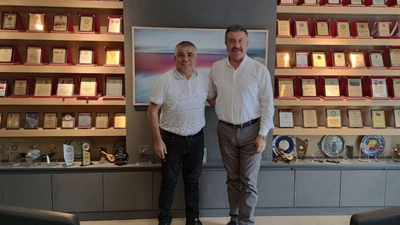 Belediye Başkanı Alp Kargı, Ramis Topal'ı ziyaret etti