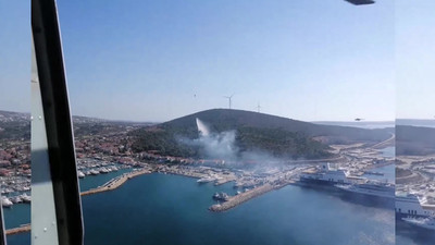İzmir Çeşme'deki orman yangını kontrol altına alındı