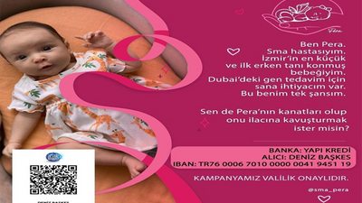SMA hastası Pera bebeğin hayata tutunması için valilik onaylı bağış kampanyası açıldı