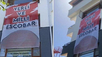 'Yerli ve Milli Escobar' pankartına Ankara'da polis baskını