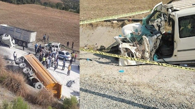 Adana’da zincirleme kaza: 3 ölü, 2 yaralı