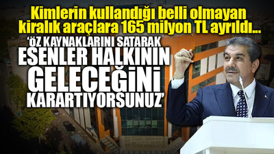 AKP'li Esenler Belediye Başkanı Tevfik Göksu, bütçeyi denkleştirmek için arsaları satışa çıkardı